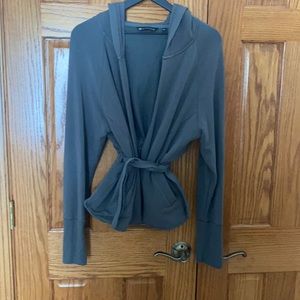 EUC❗️Athleta clarity wrap cardigan - cinch waist